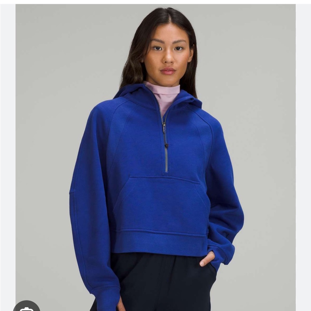 Lululemon Athletica Blue Scuba Jacket